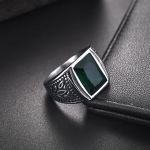 Anel Zircon Esmeralda 0 Blueen Store 