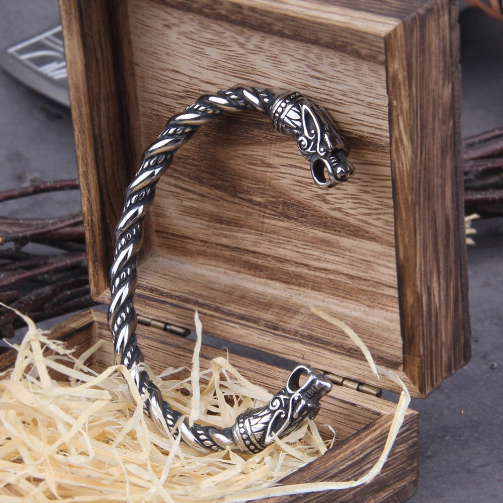 Bracelete Nórdico - Viking Dragon 0 Blueen Store 