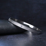 Bracelete Pulseira Oração Pai Nosso Aço Prata PULSEIRA 114 Blueen Store 