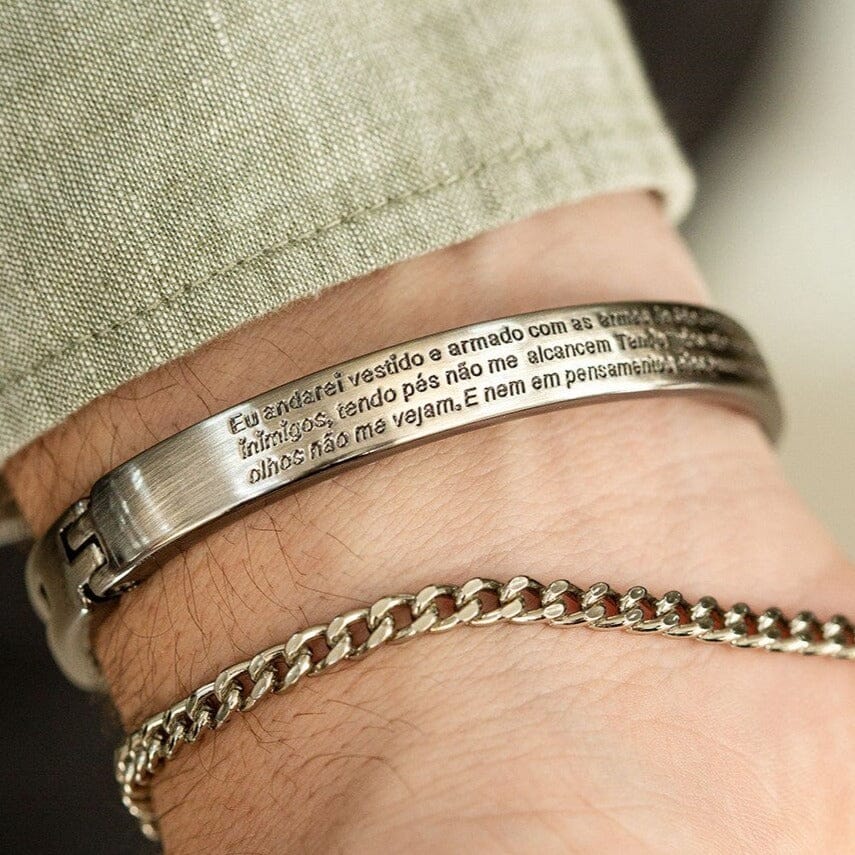 Bracelete Pulseira Oração São Jorge