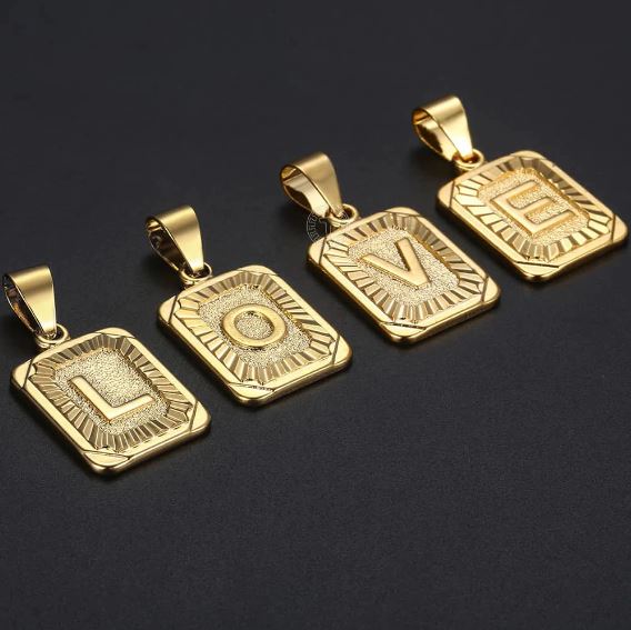 Colar Letra Inicial Banhado a Ouro 0 Blueen Store 
