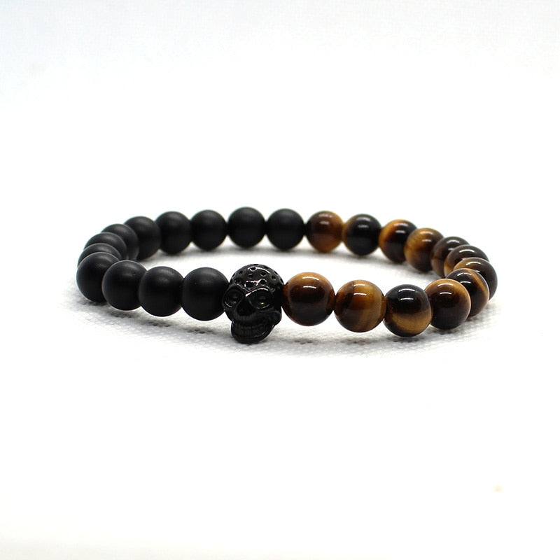Conjunto de Pulseira Skull Crown 0 Blueen Store 