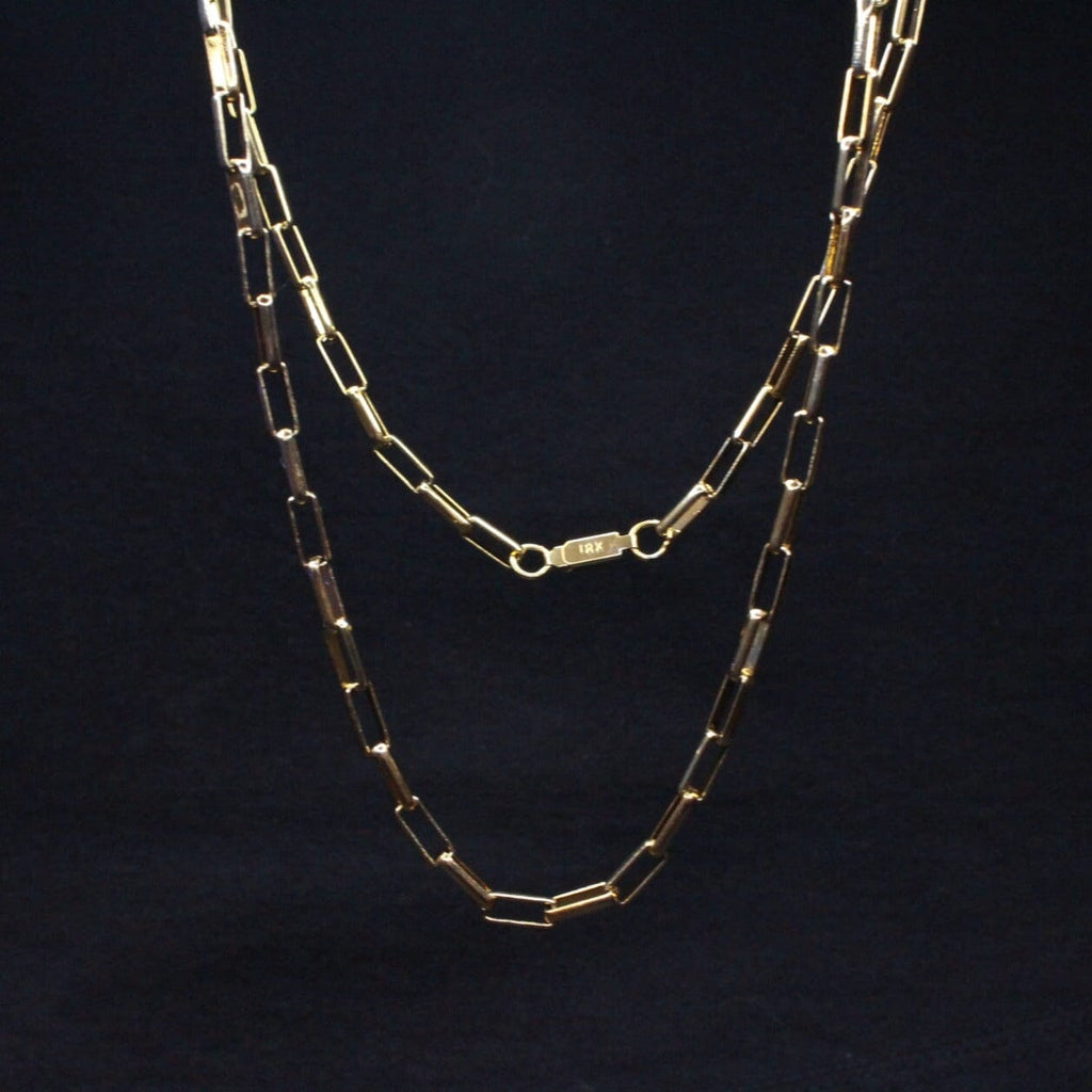 Corrente Cadeado Banhada A Ouro 18k COLAR 67 Blueen Store 