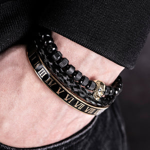 Kit 3 Pulseiras Royal Skull 0 Blueen Store 