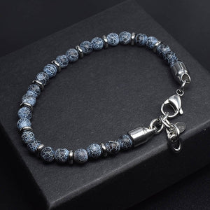 Pulseira Beads 0 Blueen Store Rocha Azul 
