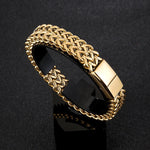 Pulseira Corrente Dupla - Dourada 0 Blueen Store 19cm 
