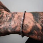 Pulseira Solid de Aço Prata PULSEIRA 109 Blueen Store 